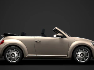 vw beetle final edition convertible 2020 3D Model