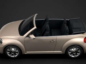 vw beetle final edition convertible 2020 Modelo 3D