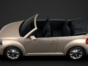 vw beetle final edition convertible 2020 3D Model