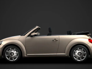 vw beetle final edition convertible 2020 3D Model