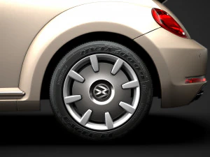 vw beetle final edition convertible 2020 3D Model