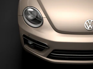 vw beetle final edition convertible 2020 3D Model