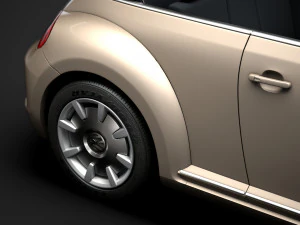vw beetle final edition convertible 2020 3D Model