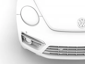 vw beetle final edition convertible 2020 3D Model