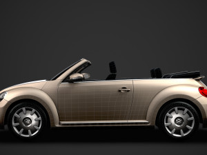 vw beetle final edition convertible 2020 Modelo 3D