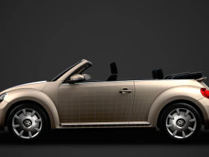 vw beetle final edition convertible 2020 3D Model