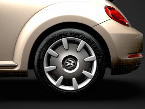 vw beetle final edition convertible 2020 3D Model