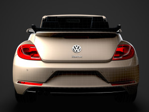 vw beetle final edition convertible 2020 Modelo 3D