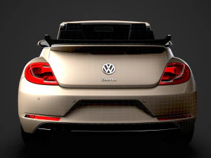 vw beetle final edition convertible 2020 3D Model