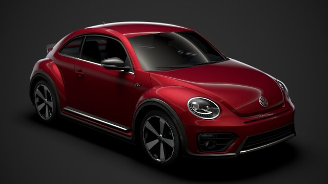 vw beetle r line 2020 3D 모델 .c4d .max .obj .3ds .fbx .stl .blend 