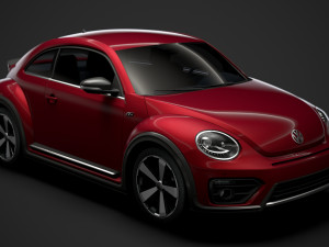 vw beetle r line 2020 3D Model