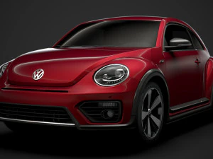 vw beetle r line 2020 3D Model