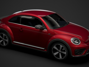 vw beetle r line 2020 3D 모델