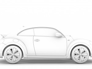 vw beetle r line 2020 3D 모델
