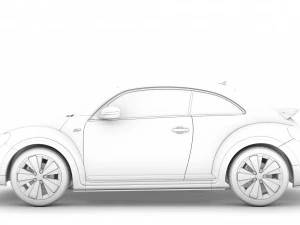vw beetle r line 2020 3D Model