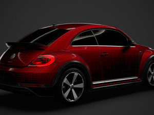 vw beetle r line 2020 3D 모델