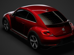 vw beetle r line 2020 3D 모델