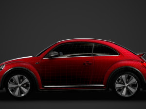 vw beetle r line 2020 3D 모델