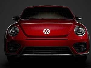 vw beetle r line 2020 3D Model