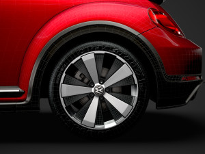 vw beetle r line 2020 3D 모델