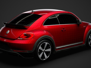 vw beetle r line 2020 3D 모델