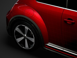 vw beetle r line 2020 3D 모델