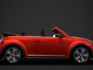 vw beetle r line convertible 2020 3D Model