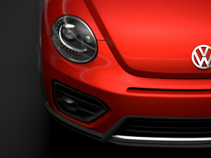 vw beetle r line convertible 2020 3D Model