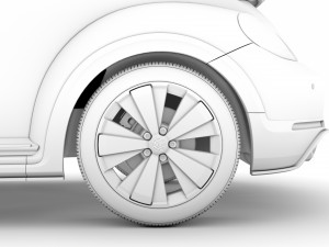 vw beetle r line convertible 2020 3D Model