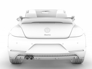 vw beetle r line convertible 2020 3D Model