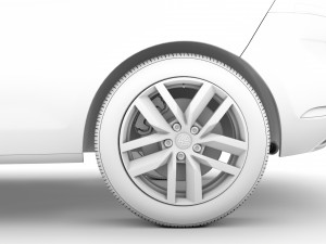 vw golf tdi 3door typ5g 2019 3D Model