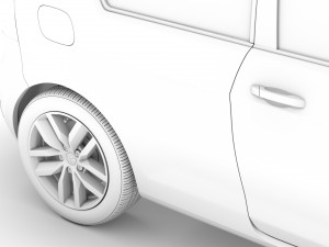 vw golf tdi 3door typ5g 2019 3D Model