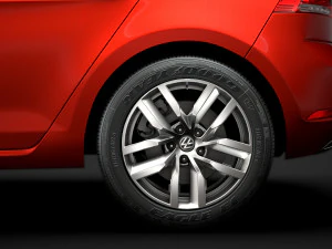 vw golf tdi 5door typ5g 2019 3D Model