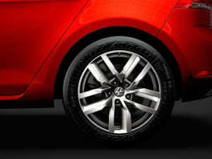 vw golf tdi 5door typ5g 2019 Modelo 3D