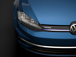 vw golf tgi bluemotion 3door typ5g 2019 3D मॉडल