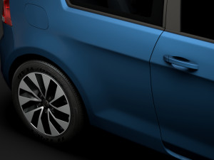 vw golf tgi bluemotion 3door typ5g 2019 3D मॉडल