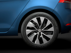 vw golf tgi bluemotion 5door typ5g 2019 3D Model