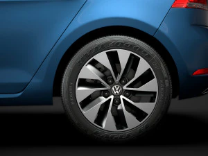 vw golf tgi bluemotion 5door typ5g 2019 3D Model