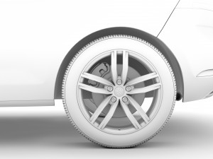 vw golf tsi 3door typ5g 2019 Modelo 3D