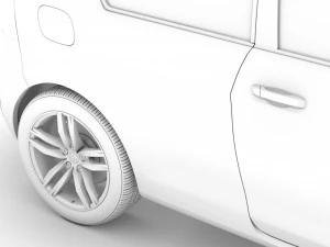 vw golf tsi 3door typ5g 2019 3D Model