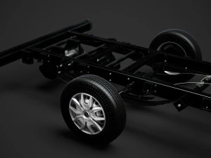 iveco daily crew cab l4 chassis 2014 3D Model