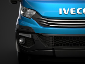 iveco daily crew cab l4 chassis 2019 Model 3D