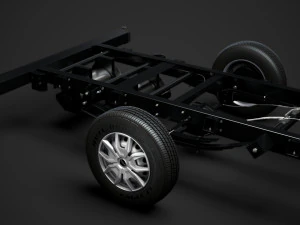 iveco daily crew cab l4 chassis 2019 3D Model