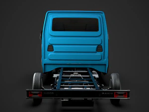 iveco daily crew cab l4 chassis 2019 3D Model