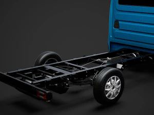 iveco daily crew cab l4 chassis 2019 3D Model