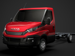 iveco daily single cab l4 chassis 2019 Modelo 3D