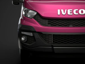 iveco daily crew cab l2 chassis 2014 3D Model