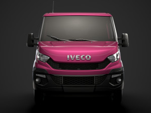 iveco daily crew cab l2 chassis 2014 3D मॉडल