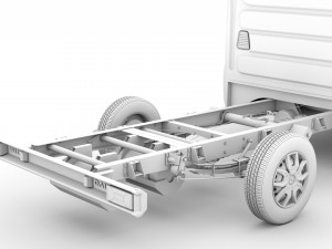 iveco daily crew cab l2 chassis 2014 3D मॉडल