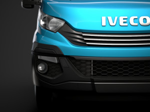 iveco daily crew cab l2 chassis 2019 3Dモデル